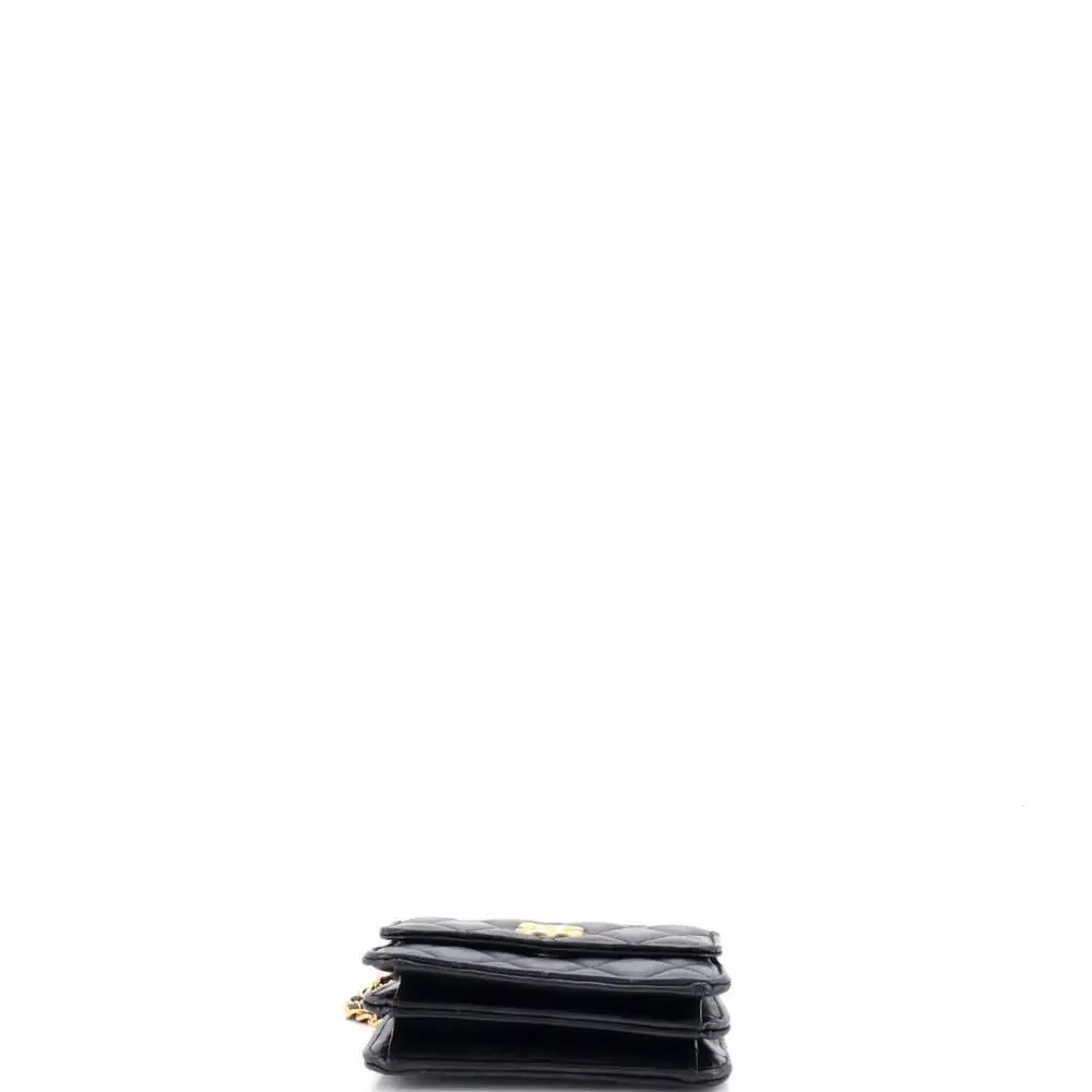 Chanel Woven Top Handle Cc Flap Clutch #219385C44B